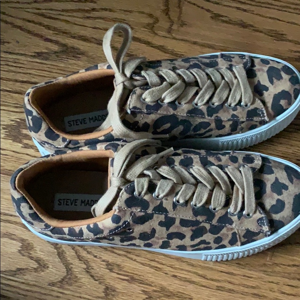 Cheetah Steve Madden sneakers